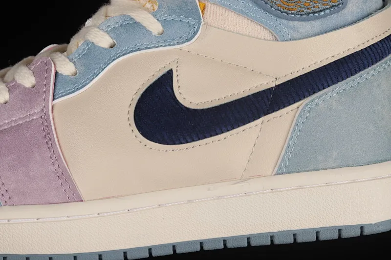 All categories Air Jordan Jordan series basketball shoes Air Jordan 1 High Air Jordan 1 Zoom CMFT "Celestine Blue" AJ1 Joe 1 Macaron Beige Blue Pink DQ5091-041